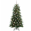 Dirbtinė Sulankstoma Kalėdų Eglutė 150 cm 150 LED Šilta balta