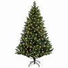 Dirbtinė Sulankstoma Kalėdų Eglutė 150 cm 150 LED Šilta balta