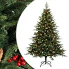 Dirbtinė Sulankstoma Kalėdų Eglutė 150 cm 150 LED Šilta balta