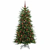Dirbtinė Sulankstoma Kalėdų Eglutė 150 cm 150 LED Šilta balta
