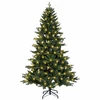 Dirbtinė Sulankstoma Kalėdų Eglutė 150 cm 150 LED Šilta balta