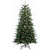 Dirbtinė Sulankstoma Kalėdų Eglutė 150 cm 150 LED Šilta balta