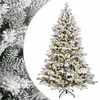 Dirbtinė Sulankstoma Kalėdų Eglutė 150 cm 150 LED Šilta balta