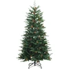 Dirbtinė Sulankstoma Kalėdų Eglutė 150 cm 150 LED Šilta balta