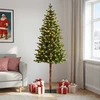 Dirbtinė Sulankstoma Kalėdų Eglutė 150 cm 150 LED Šilta balta