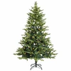 Dirbtinė Sulankstoma Kalėdų Eglutė 150 cm 150 LED Šilta balta