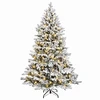Dirbtinė Sulankstoma Kalėdų Eglutė 150 cm 150 LED Šilta balta
