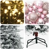 Dirbtinė Kalėdų eglutė su burbulais 150 cm 150 LED Šilta balta