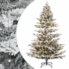 Dirbtinė Sulankstoma Kalėdų Eglutė 150 cm 150 LED Šilta balta