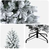 Dirbtinė Sulankstoma Kalėdų Eglutė 150 cm PVC ir PE