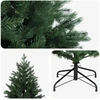 Dirbtinė Sulankstoma Kalėdų Eglutė 210 cm PVC ir metalas Žalia