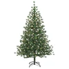 Dirbtinė Sulankstoma Kalėdų Eglutė 210 cm 300 LED Šilta balta