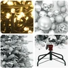 Dirbtinė Kalėdų eglutė su burbulais 210 cm 300 LED Šilta balta