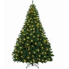 Dirbtinė Sulankstoma Kalėdų Eglutė 210 cm 300 LED Šilta balta