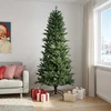Dirbtinė Sulankstoma Kalėdų Eglutė 210 cm PVC ir PE Žalia