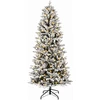 Dirbtinė Sulankstoma Kalėdų Eglutė 210 cm 300 LED Šilta balta