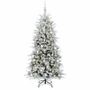 Dirbtinė Kalėdų eglutė su burbulais 210 cm 300 LED Šilta balta
