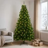 Dirbtinė Sulankstoma Kalėdų Eglutė 240 cm 600 LED Šilta balta