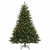 Dirbtinė Sulankstoma Kalėdų Eglutė 240 cm 300 LED Šilta balta