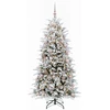 Dirbtinė Kalėdų eglutė su burbulais 240 cm 300 LED Šilta balta