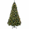 Dirbtinė Sulankstoma Kalėdų Eglutė 240 cm 300 LED Šilta balta