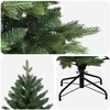Dirbtinė Sulankstoma Kalėdų Eglutė 240 cm PVC ir metalas Žalia
