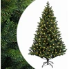 Dirbtinė Sulankstoma Kalėdų Eglutė 240 cm 300 LED Šilta balta