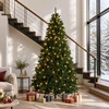 Dirbtinė Sulankstoma Kalėdų Eglutė 270 cm 600 LED Šilta balta