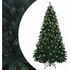 Dirbtinė lankstinė tamsiai žalia Kalėdų eglutė 270 cm 600 LED
