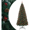 Dirbtinė lankstoma Kalėdų eglutė su žaisliukais 500 cm 900 LED