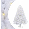 Dirbtinė Sulankstoma Kalėdų Eglutė Balta 120 cm PVC ir Plienas