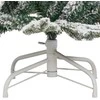 Dirbtinė Sulankstoma Kalėdų Eglutė Balta 150 cm PE ir PVC