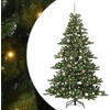 Dirbtinė Sulankstoma Kalėdų Eglutė su 300 LED Žalia 210 cm PVC