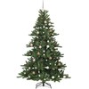 Dirbtinė Sulankstoma Kalėdų Eglutė su 300 LED Žalia 210 cm PVC