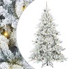 Dirbtinė Sulankstoma Kalėdų Eglutė Žalia ir balta 240 cm PVC