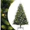 Dirbtinis sulankstomas Kalėdų medis su 300 LED Žalia 210 cm