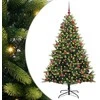 Dirbtinis sulankstomas Kalėdų medis su 300 LED Žalia 180 cm