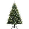 Dirbtinis sulankstomas Kalėdų medis su 300 LED Žalia 210 cm
