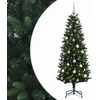 Dirbtinė sulankstoma Kalėdų eglutė su burbulais 120 cm 150 LED