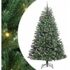 Dirbtinė Sulankstoma Kalėdų Eglutė Žalia 240 cm PVC ir metalas