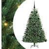 Dirbtinė Sulankstoma Kalėdų Eglutė Žalia 150 cm PVC ir metalas