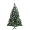 Dirbtinė Sulankstoma Kalėdų Eglutė Žalia 120 cm PVC ir metalas