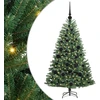 Dirbtinė Sulankstoma Kalėdų Eglutė Žalia 120 cm PVC ir metalas