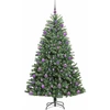 Dirbtinė Sulankstoma Kalėdų Eglutė Žalia 210 cm PVC ir metalas