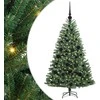 Dirbtinė Sulankstoma Kalėdų Eglutė Žalia 120 cm PVC ir metalas