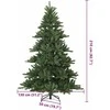 Dirbtinė Sulankstoma Kalėdų Eglutė Žalia 210 cm PVC ir Plienas