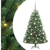 Dirbtinė Sulankstoma Kalėdų Eglutė Žalia 120 cm PVC ir metalas