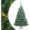 Dirbtinė Sulankstoma Kalėdų Eglutė Žalia 120 cm PVC ir metalas