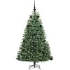 Dirbtinė Sulankstoma Kalėdų Eglutė Žalia 150 cm PVC ir metalas