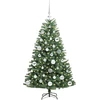 Dirbtinė Sulankstoma Kalėdų Eglutė Žalia 120 cm PVC ir metalas